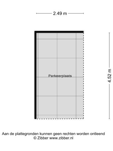Plattegrond niet in brochure