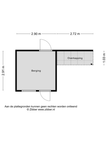Plattegrond niet in brochure