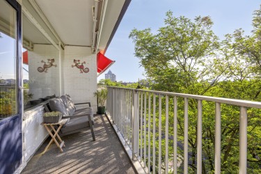 Zonnig balkon