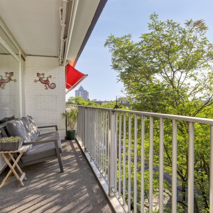 Zonnig balkon