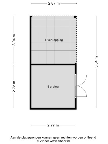 Plattegrond niet in brochure