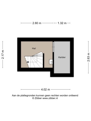 Plattegrond niet in brochure