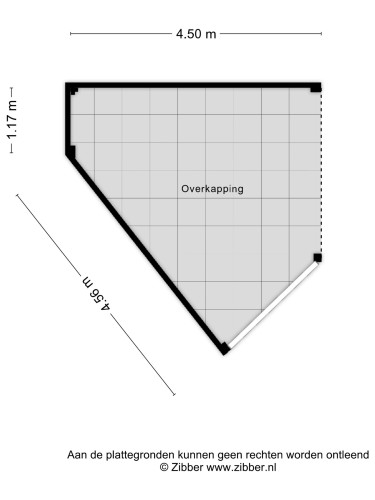 Plattegrond niet in brochure