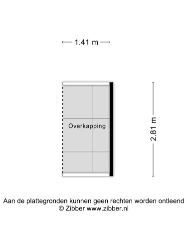 Plattegrond niet in brochure