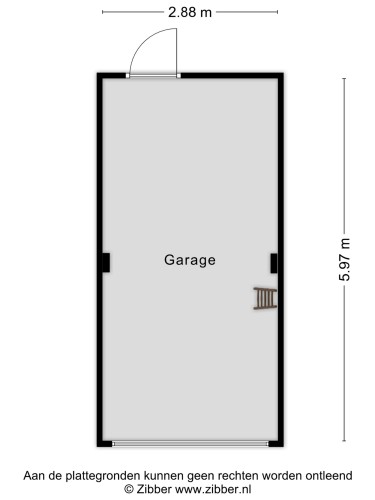 Plattegrond niet in brochure