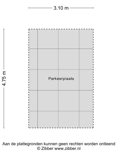 Plattegrond niet in brochure