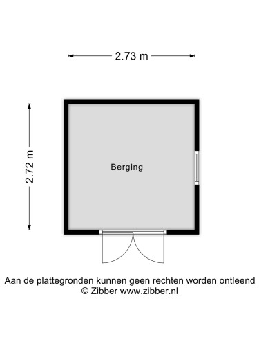 Plattegrond niet in brochure