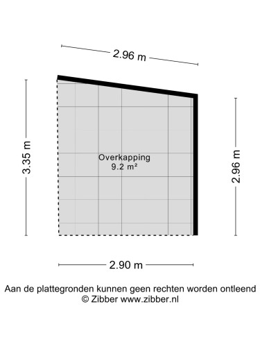 Plattegrond niet in brochure