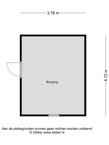 Plattegrond niet in brochure