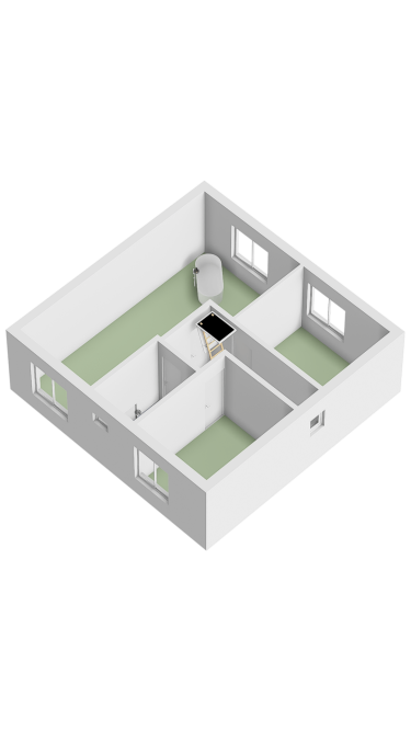 Plattegrond niet in brochure