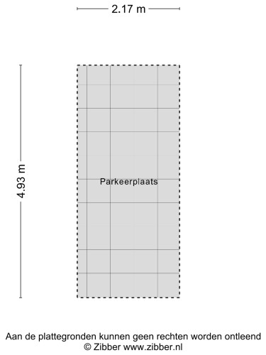 Plattegrond niet in brochure