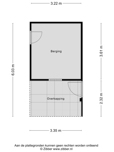 Plattegrond niet in brochure