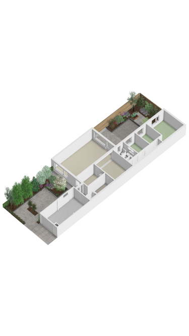 Plattegrond niet in brochure