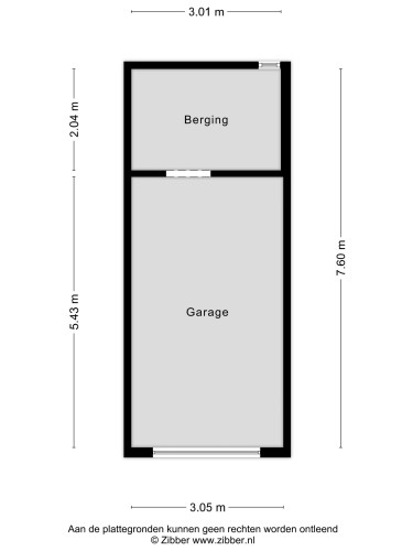 Plattegrond niet in brochure