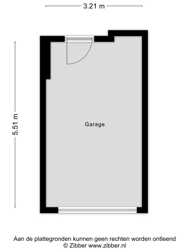 Plattegrond niet in brochure