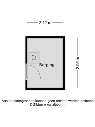 Plattegrond niet in brochure