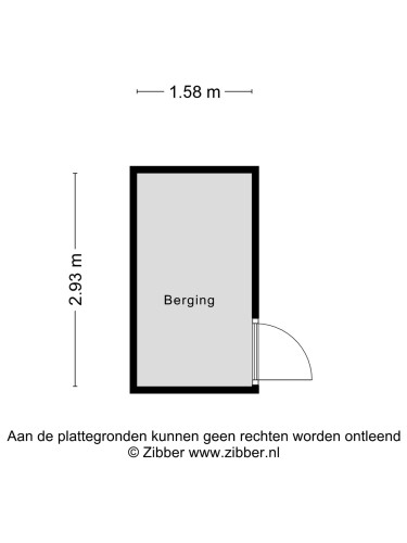 Plattegrond niet in brochure