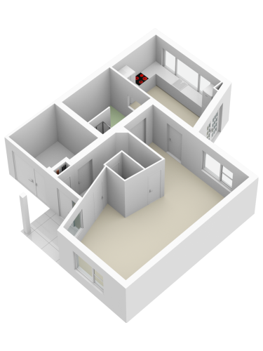Plattegrond niet in brochure
