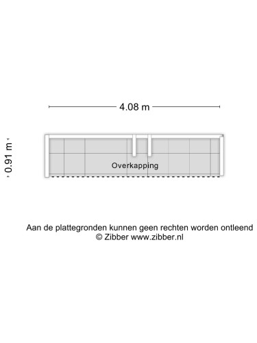 Plattegrond niet in brochure