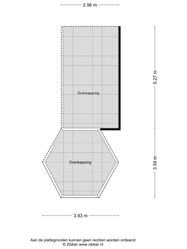 Plattegrond niet in brochure