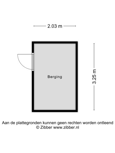 Plattegrond niet in brochure