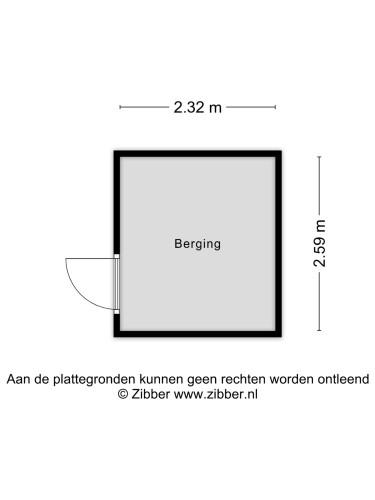 Plattegrond niet in brochure
