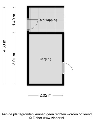 Plattegrond niet in brochure