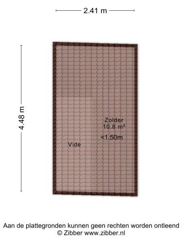 Plattegrond niet in brochure