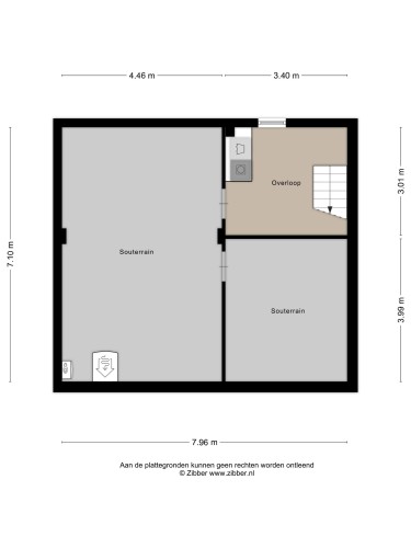 Plattegrond niet in brochure