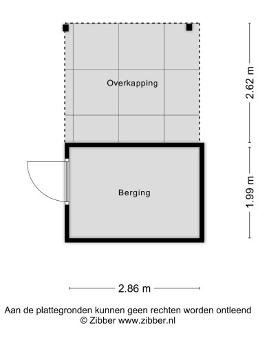 Plattegrond niet in brochure