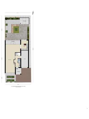 Plattegrond niet in brochure