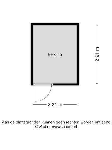 Plattegrond niet in brochure
