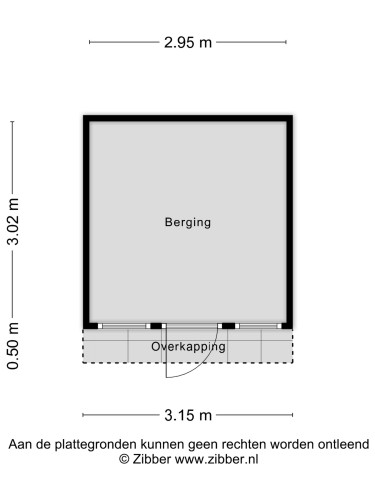 Plattegrond niet in brochure