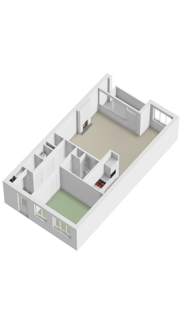 Plattegrond niet in brochure