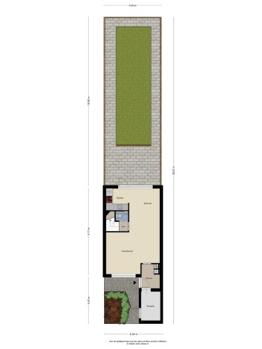 Plattegrond niet in brochure
