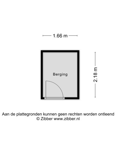 Plattegrond niet in brochure