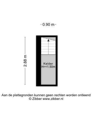 Plattegrond niet in brochure