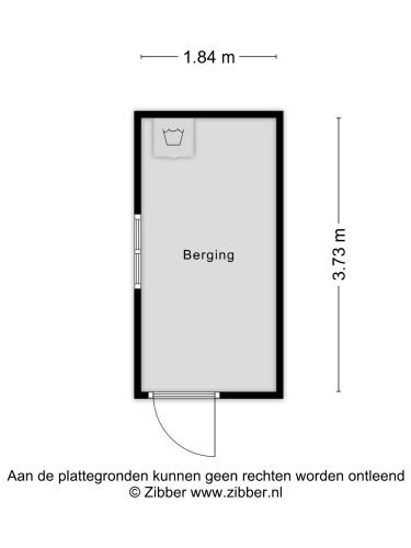 Plattegrond niet in brochure