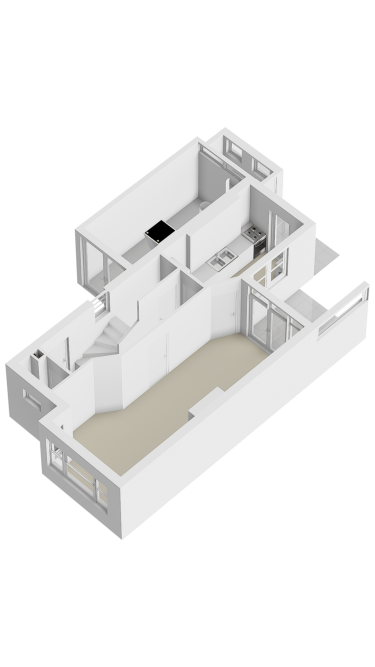 Plattegrond niet in brochure