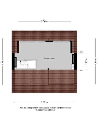 Plattegrond niet in brochure