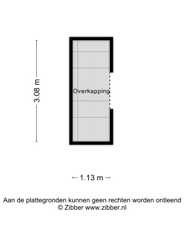 Plattegrond niet in brochure
