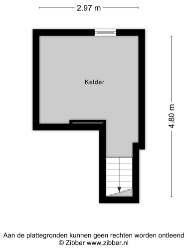 Plattegrond niet in brochure