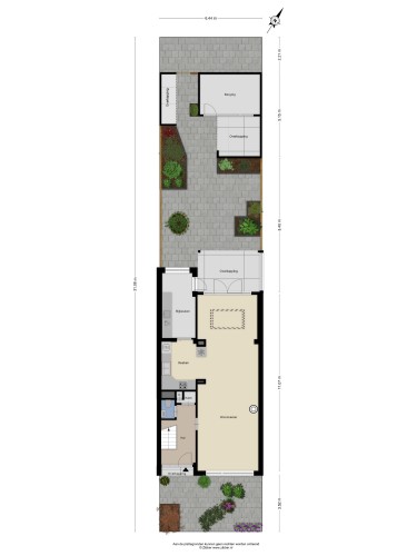 Plattegrond niet in brochure