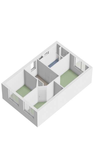 Plattegrond niet in brochure