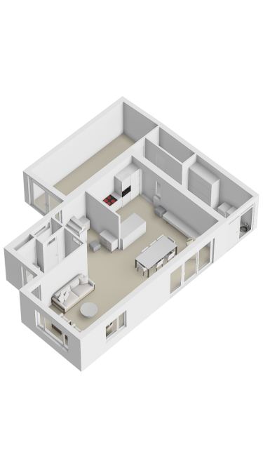 Plattegrond niet in brochure