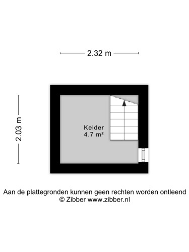 Plattegrond niet in brochure