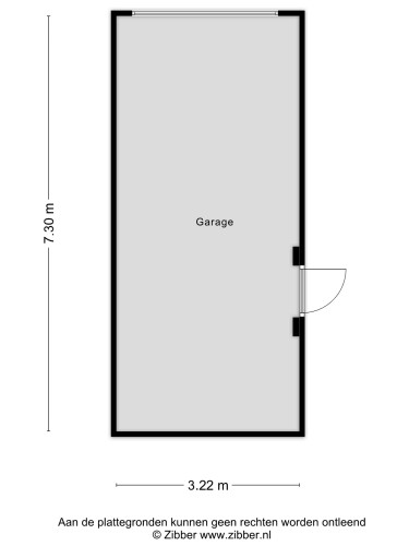 Plattegrond niet in brochure