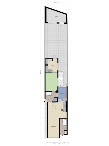 Plattegrond niet in brochure