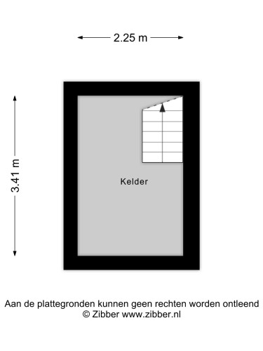 Plattegrond niet in brochure