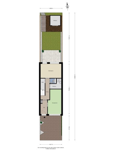 Plattegrond niet in brochure